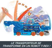 Image : Hot Wheels City Transporteur T-Rex pour +20 voitures