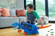 Image : Hot Wheels City Transporteur T-Rex pour +20 voitures