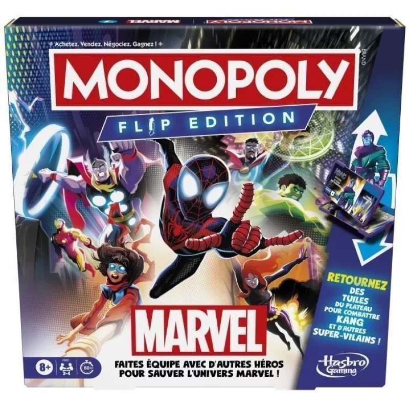 Image : Hasbro Monopoly Flip Marvel Hasbro