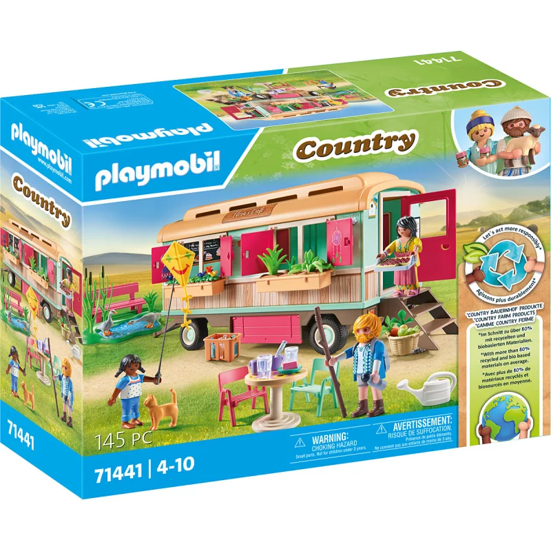 Image : Playmobil 71441 Roulotte cafe Boutique - Country