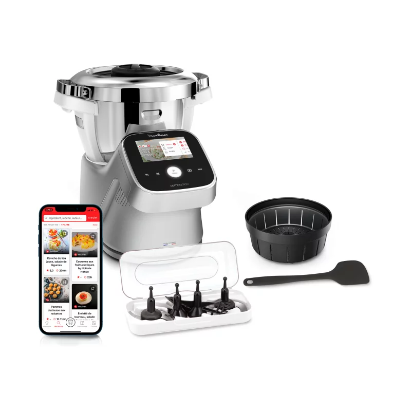 Image : MOULINEX I Companion Touch Pro HF93ECF0 Robot multifonction