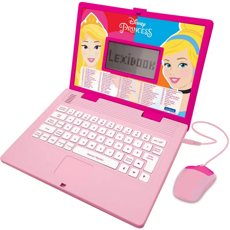 Image : LEXIBOOK Ordinateur Educatif Bilingue Disney Princesses
