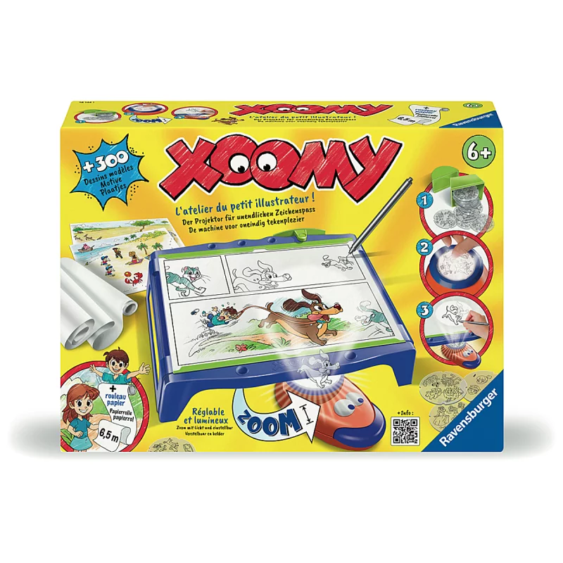Image : Ravensburger Xoomy Maxi avec rouleau