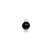 Image : GARMIN Vivoactive 5 Cream gold bracelet ivoire Montre sport