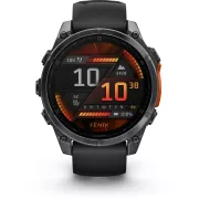 GARMIN Fenix 8 47mm silver avec bracelet gris Montre sport