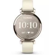 Image : GARMIN Lily 2 Cream Gold bracelet blanc coco Montre sport