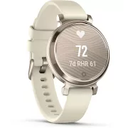 Image : GARMIN Lily 2 Cream Gold bracelet blanc coco Montre sport