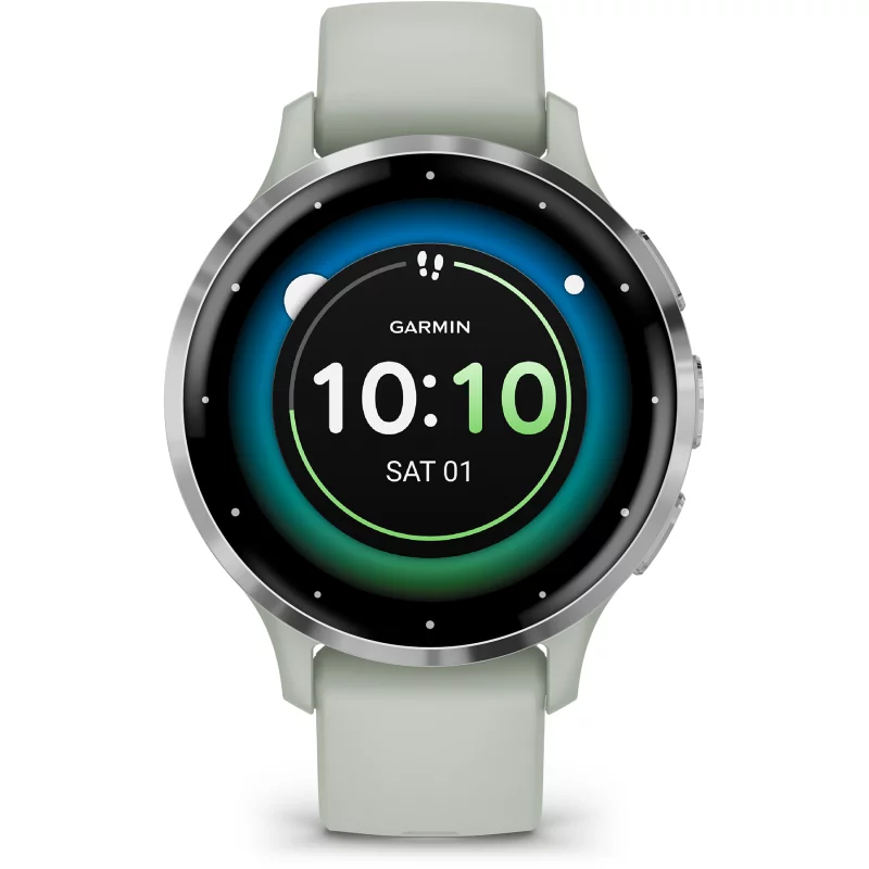 Image : GARMIN Venu 3S Sage Gray + Passivated Montre sport