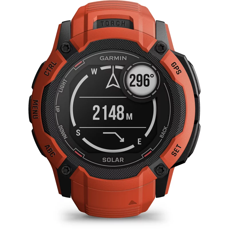 Image : GARMIN Instinct 2X Solar Flame red