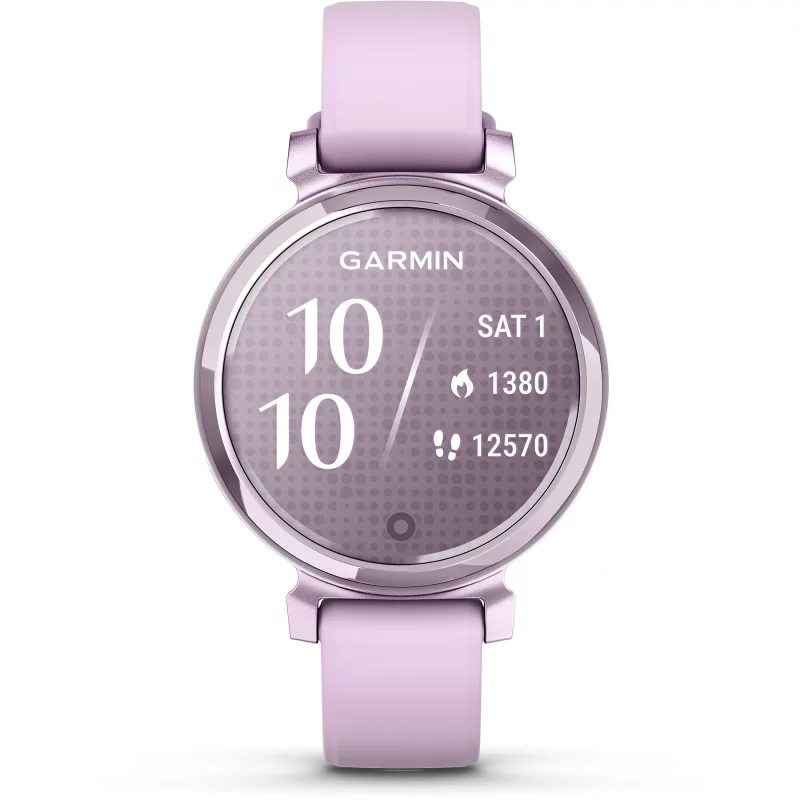 Image : GARMIN Lily 2 lilas bracelet silicone lilas Montre sport