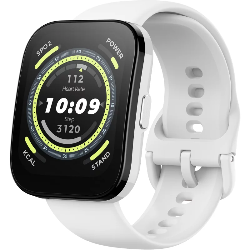 Image : AMAZFIT Connecte Bip 5 Cream White Bracelet connecte
