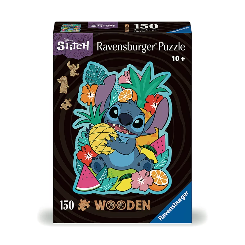 Image : Ravensburger Puzzle En Bois Stitch Disney 150 Pieces