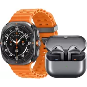 SAMSUNG Galaxy Watch Ultra Gris Titane + Buds3