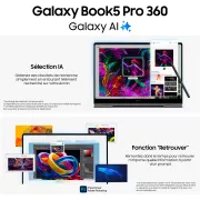 Image : SAMSUNG Galaxy Book5 Pro 360 16' U7 16Go 512Go Ordinateur portable