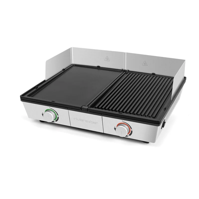 Image : RIVIERA ET BAR PRO QPL800 Plancha electrique