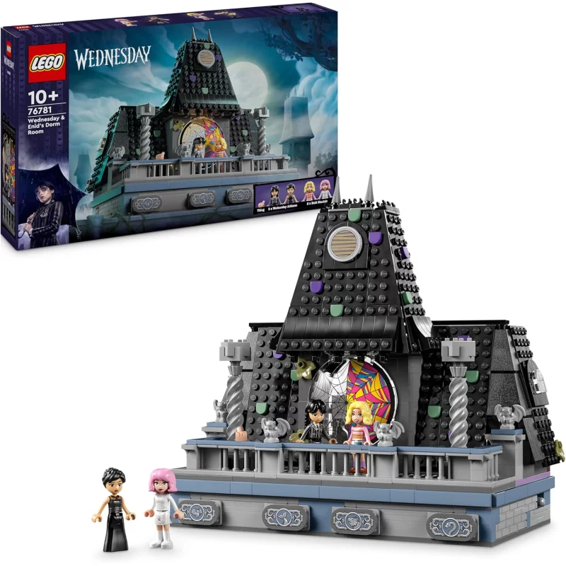 Image : LEGO Wednesday 76781 La chambre de Mercredi et Enid