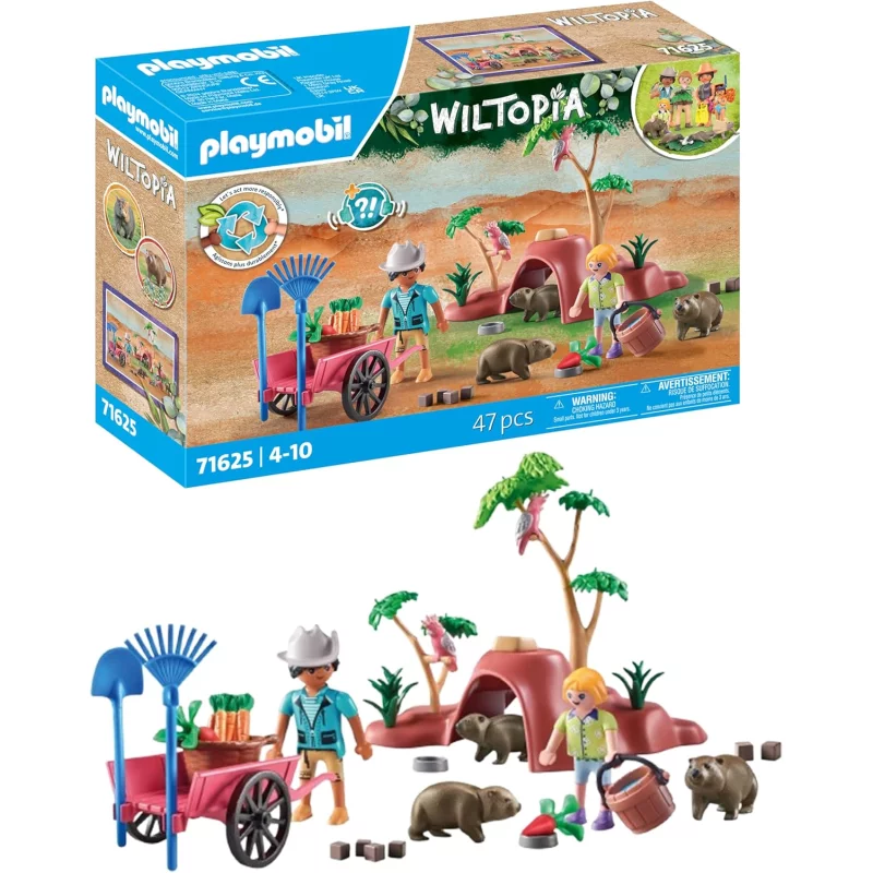 Image : Playmobil 71625 Terriers de Wombats Wiltopia