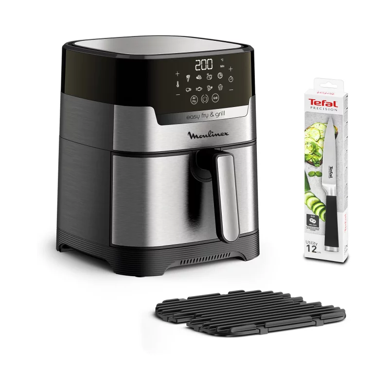 Image : MOULINEX YY5138FB EASY FRY & GRILL DIGITAL Friteuse sans Huile Air Fryer