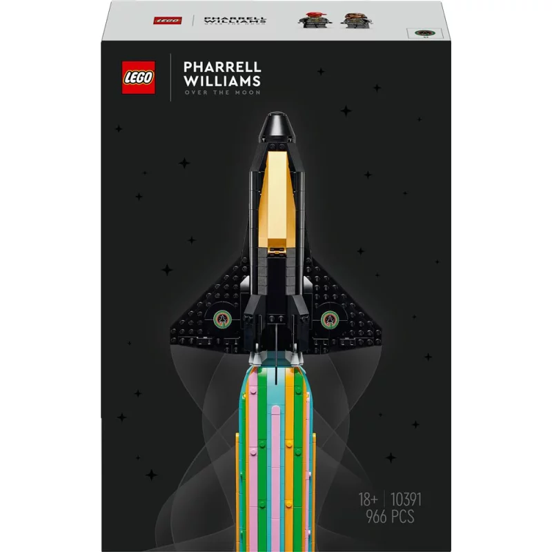 Image : LEGO 10391 La tete dans les etoiles avec Pharrell Williams Icons