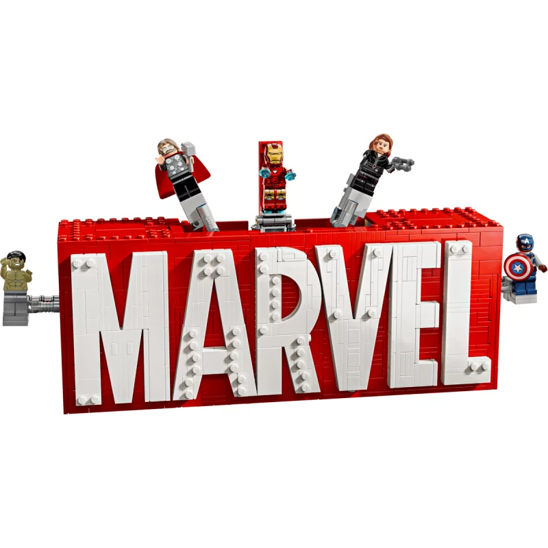 Image : LEGO 76313 Logo MARVEL et ses super-heros