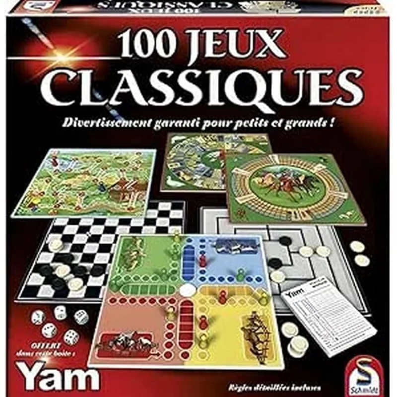 Image : Schmidt Malette de Jeu de 100 Jeux Classiques