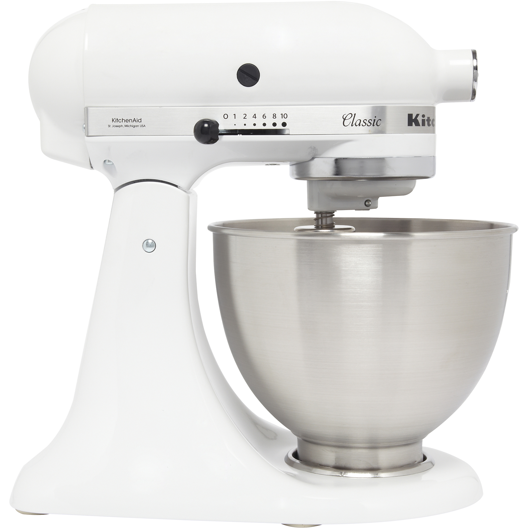 Image : Kitchenaid 5K45SSEWH Robot Patissier Classic Blanc
