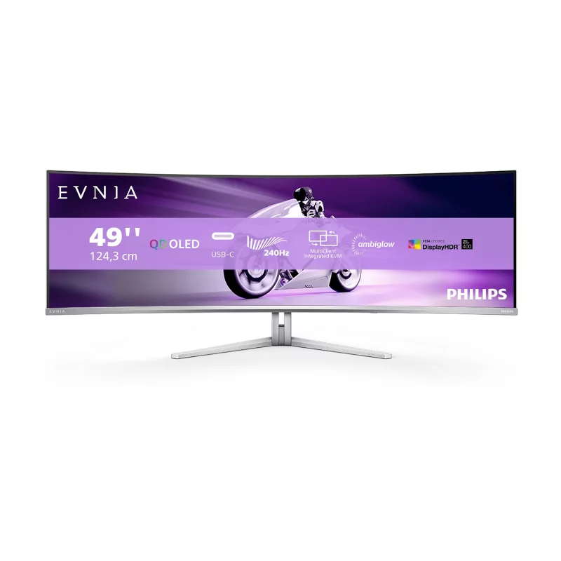 Image : PHILIPS 49M2C8900 49'' QD OLED Ecran PC Gamer