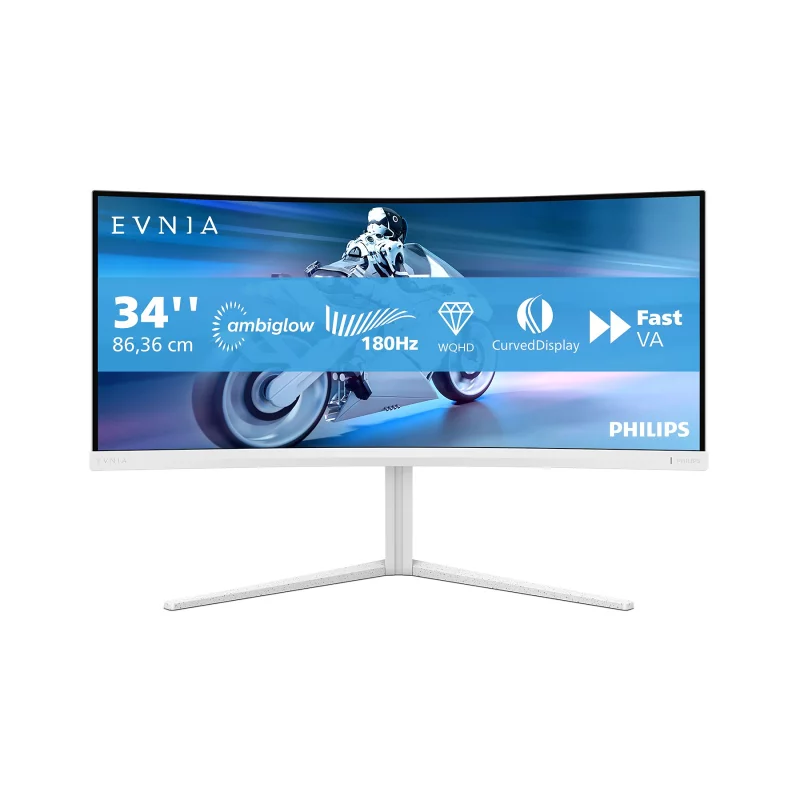 Image : PHILIPS 34M2C5501A Incurve 34'' VA Ecran PC Gamer