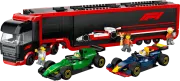 LEGO City 60445 Camion de F1 avec voitures de F1 RB20 et AMR24