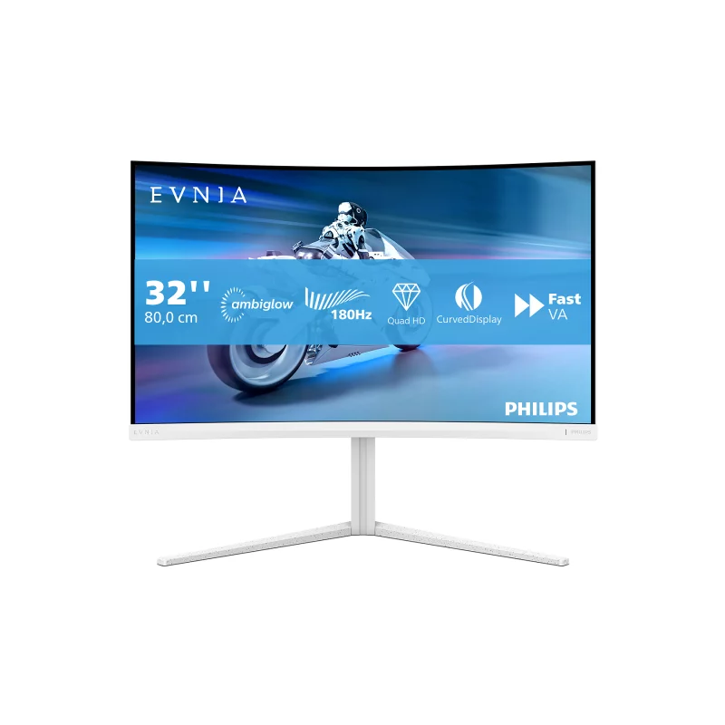 Image : PHILIPS 32M2C5501 Incurve 32'' VA Ecran PC Gamer