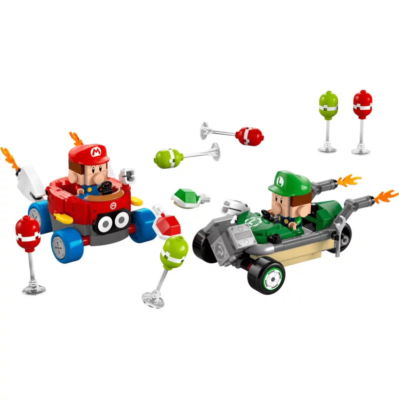 Image : LEGO 72034 Bebe Mario contre Bebe Luigi  Super Mario  Mario Kart