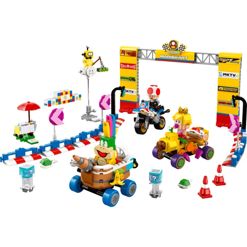 Image : LEGO 72036 Bebe Peach et ensemble de grand prix Super Mario Mario Kart