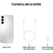 Image : SAMSUNG Galaxy A16 128Go Gris 4G Smartphone