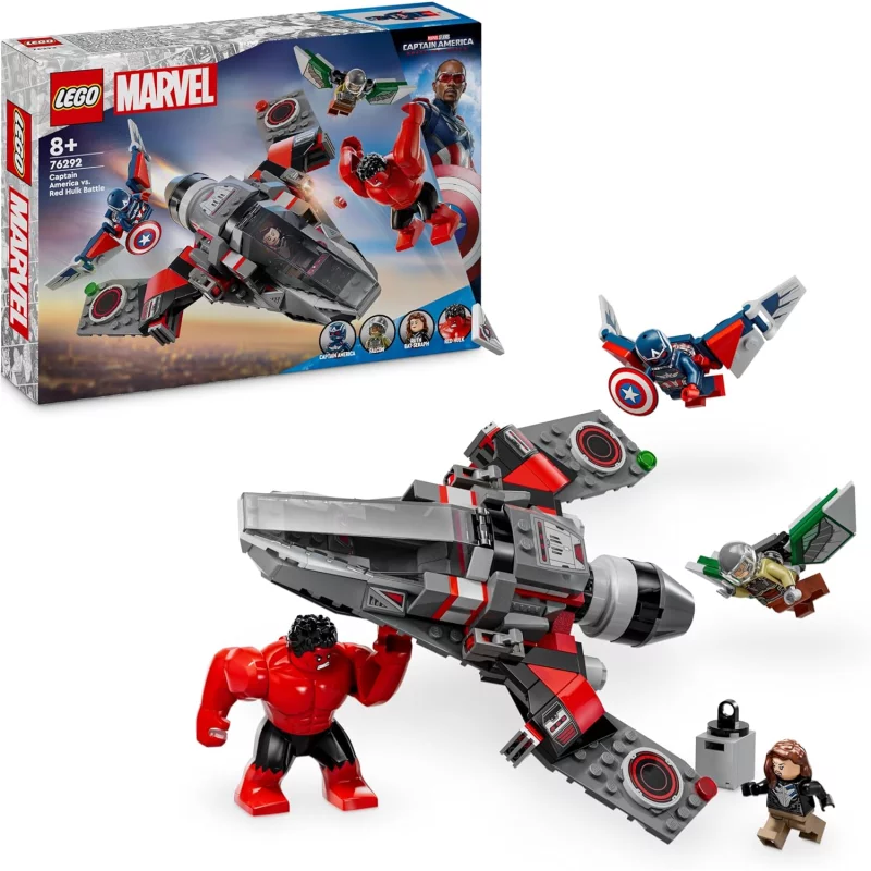 Image : LEGO 76292 Captain America vs Hulk rouge Marvel