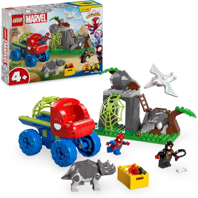 Image : LEGO 11199 Sauvetage de l'equipe Spidey en dino-vehicule Marvel