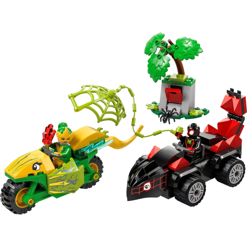 Image : LEGO 11198 Course-poursuite entre Spin et Electro en dino-vehicules Marvel
