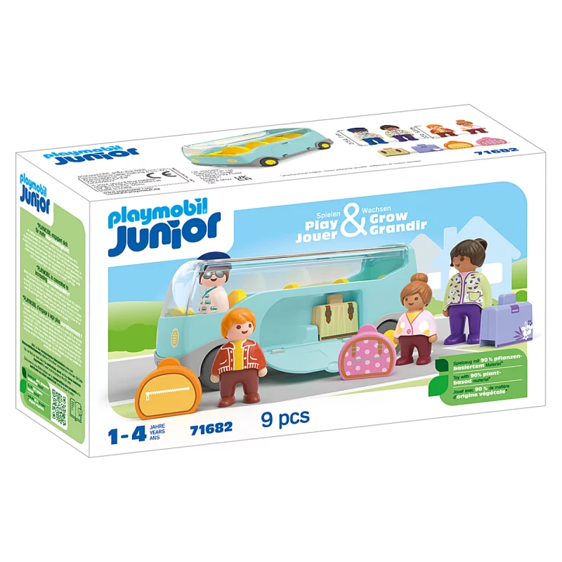 Image : Playmobil 71682 Autocar de voyage Junior