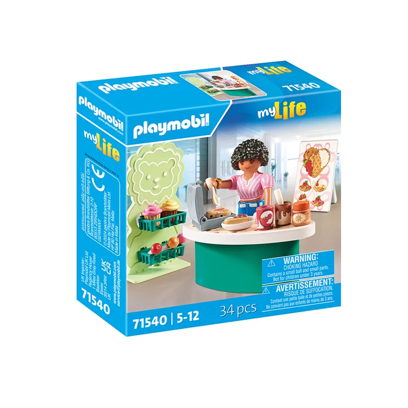 Image : Playmobil 71540 Stand de gaufres My Life