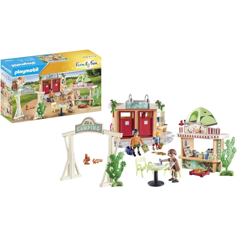 Image : Playmobil 71424 Camping avec accessories Family Fun