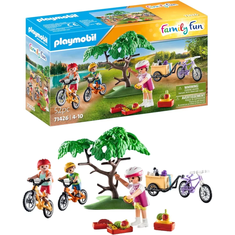 Image : Playmobil 71426 Vacanciers et velos Family Fun