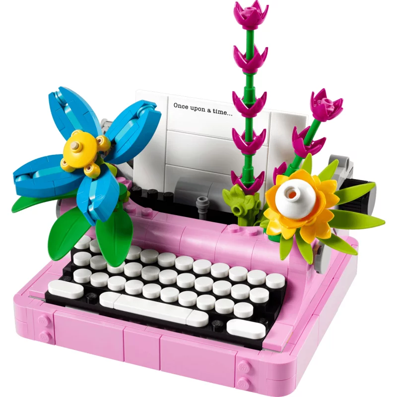 Image : LEGO 31169 La machine a ecrire avec des fleurs Creator