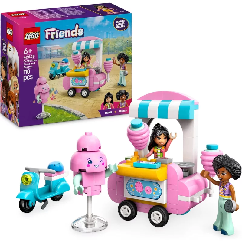 Image : LEGO 42643 Stand de barbes a papa et scooter Friends