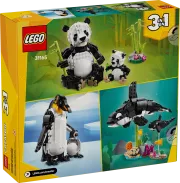 Image : LEGO 31165 Animaux sauvages : la famille de pandas Creator