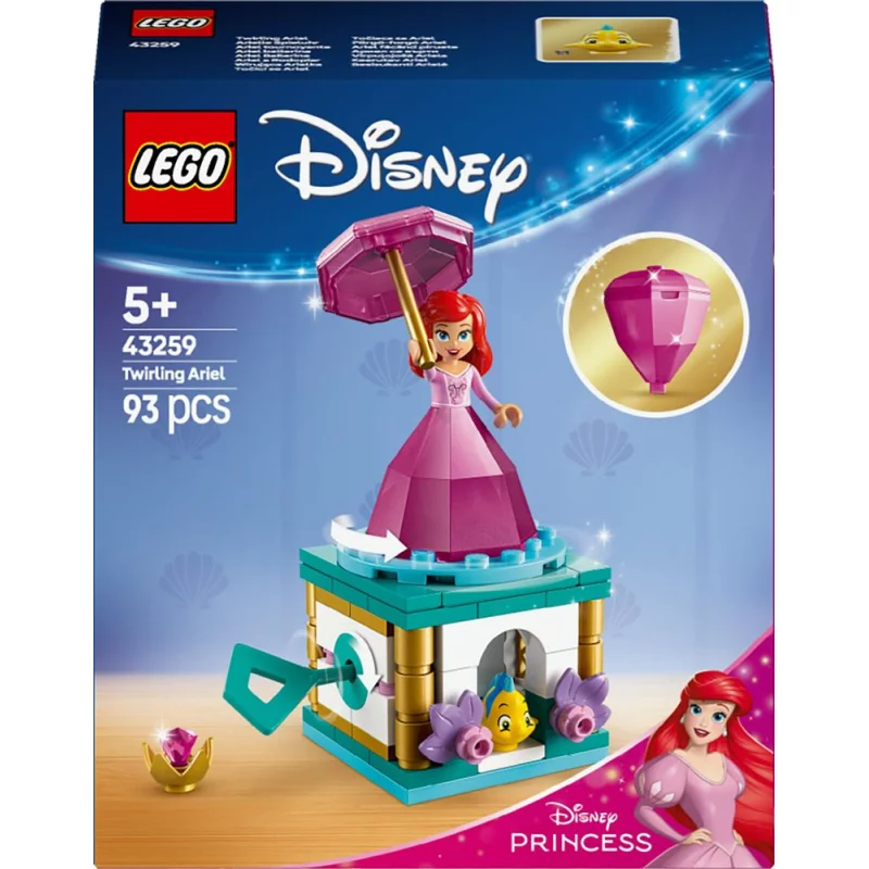 Image : LEGO 43259 Ariel tournoyante Disney Princess