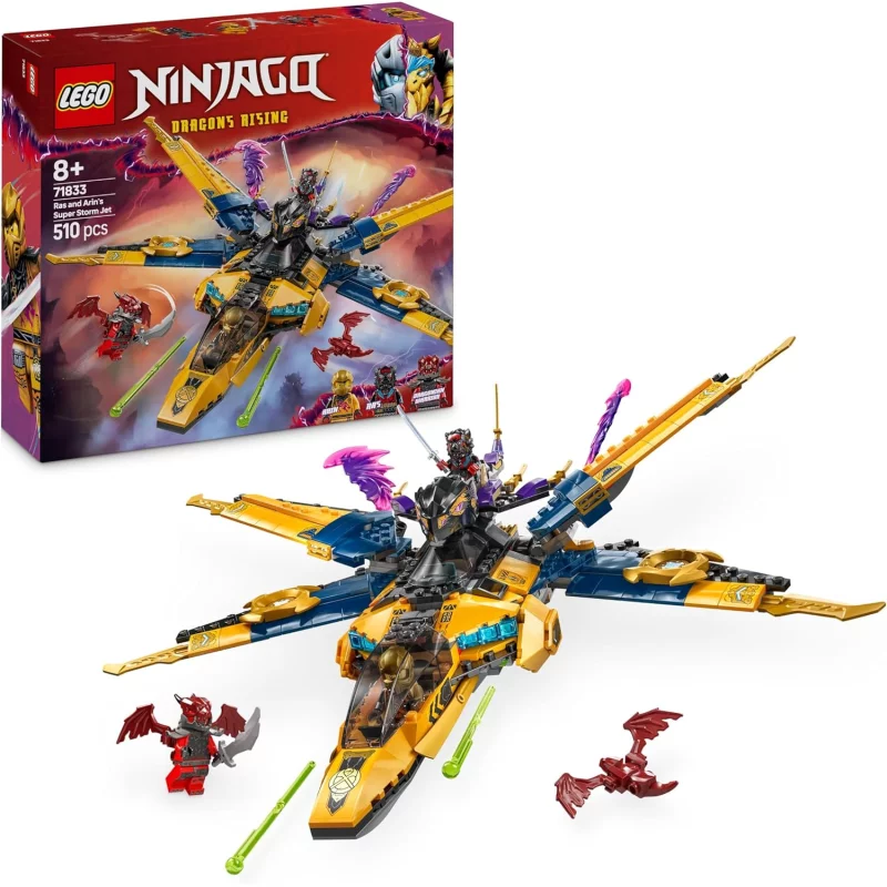 Image : LEGO 71833 Le super avion tempete de Ras et Arin Ninjago