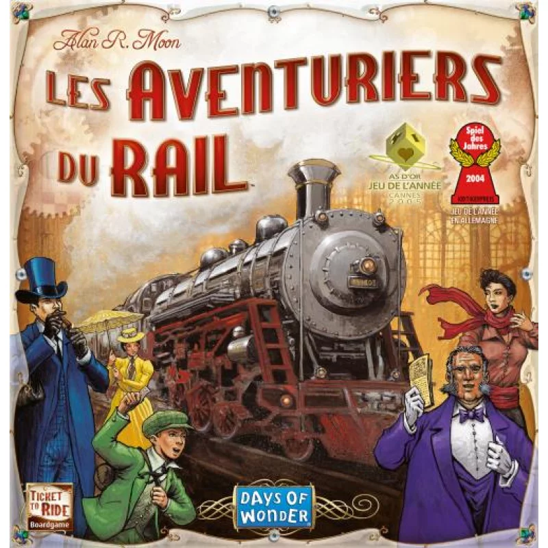 Image : Asmodee Aventuriers du Rail USA