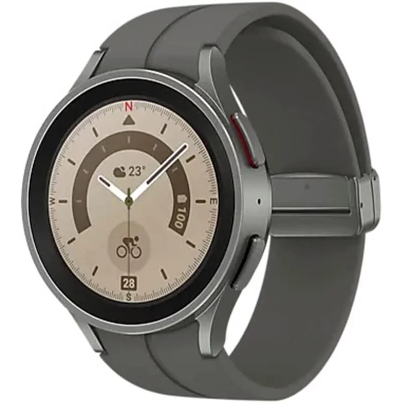 Image : Samsung Galaxy Watch5 Pro 45mm Gris Montre connectee SM-R920NZTAEUE
