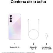 Image : SAMSUNG Galaxy A35 Lilas 256Go 5G Smartphone
