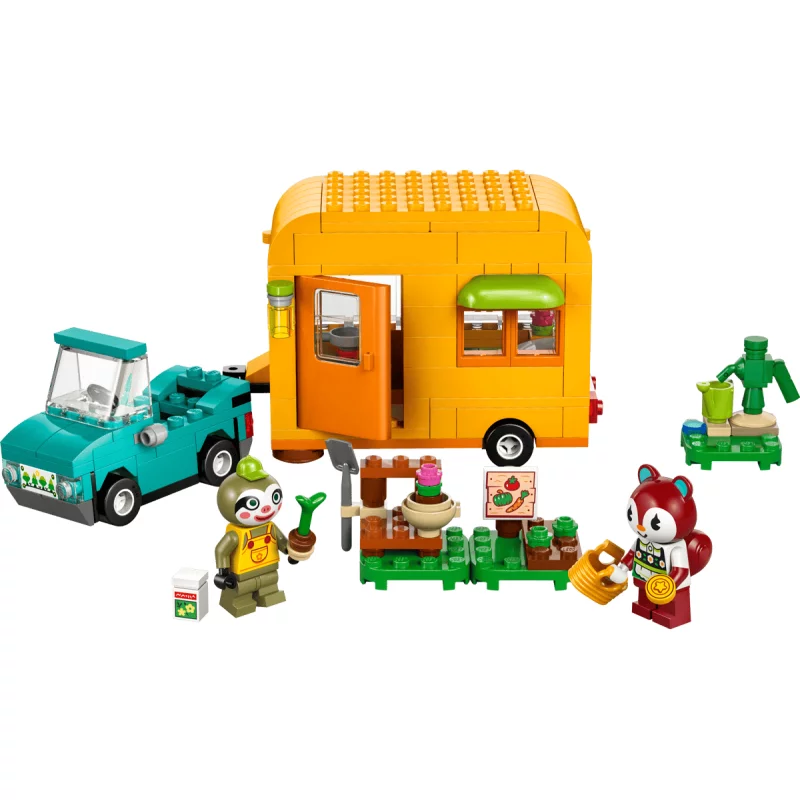 Image : LEGO 77054 Caravane et stand de jardinage de Racine Animal Crossing