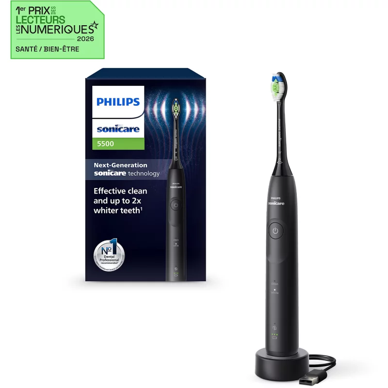 Image : PHILIPS HX7111/01 Sonicare 5500 series Brosse a dents electrique